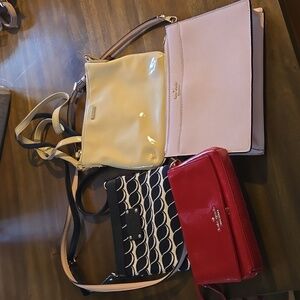 Kate Spade, collection of small, over the shoulder, andcross body bags.